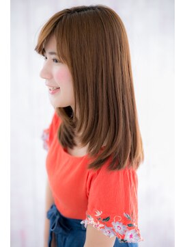 ミック ヘアアンドビューティー 大山店(miq  Hair&Beauty) ナチュかわ♪サラ・ツヤ・ストレートa
