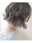 すっきりウェーブボブ