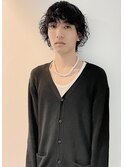 刈り上げ　バーバー　パーマ　センターパート［札幌/大通］