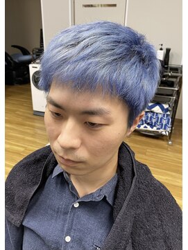 ヘアーポジションヤマモト 住吉店(Hair Position YAMAMOTO) インディゴブルーダブルカラー