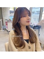 エレノア トーキョー 恵比寿(ELEANOAH TOKYO)&nbsp;オルちゃん くびれヘア 顔周り似合わせ