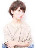 前下がりボブ・  内巻きワンカール・  ボブショート・暗髪