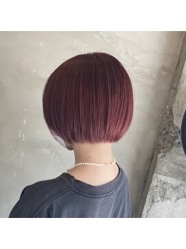 アンジェリカ 岡山店(ANGELICA) ANGELICA 小林大樹]☆ピンク×ボブ