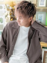 カバーヘア ブリス 大宮西口(COVER HAIR bliss) ハイトーンカラー外国人風ミディアムパーマa大宮10代20代30代