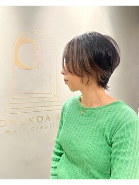 トヌコア ルア 下北沢店(TONUKOA RUA) ポイントカラーがアクセント☆クールなショートスタイル