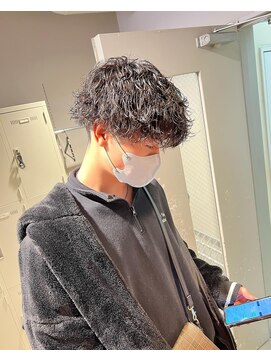 キャンディ 横浜(CANDY) 【岸本泰芽指名】波巻きパーマ/刈り上げマッシュ