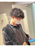 【岸本泰芽指名】波巻きパーマ/刈り上げマッシュ