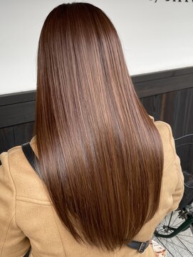 ノウェム バイ シーラス(novem by cirrus) 【Maeda担当】”艶々”水素カラー×ベージュ20代/30代/40代/50代