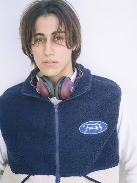 ジョエミバイアンアミ(joemi by Un ami) (joemi 新宿)流行！メンズウルフへア センターパートウルフ 近江