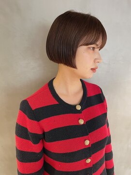 ケシキ 佐賀(keshiki) 前下がりミニボブ