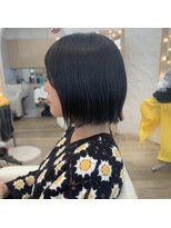 エレノア 渋谷公園通り店(Eleanor) ☆伸ばし途中の方に☆外ハネボブ×カーキグレージュ