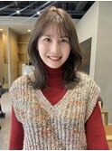 グレージュ シルバーグレージュ 大人かわいい /林