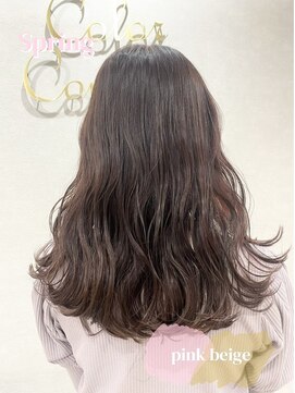 カラークチュール(Color Couture) 美髪/ピンクベージュ/大人かわいい/こなれミディ/ネビージュ