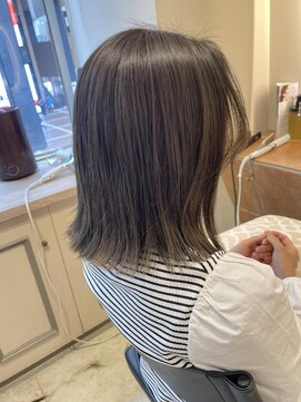 キャンバス バイ ネオリーブ 横浜西口(Canvas by neo.) ハイライト グレージュ きりっぱなし【miku】