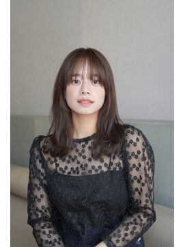 アンアミ オモテサンドウ(Un ami omotesando) 【Ｕｎａｍｉ】大人可愛いミディアムヘア　工藤　由佳