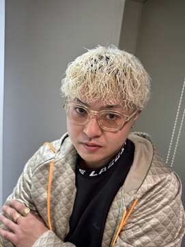 エイト 神戸三宮店(EIGHT) 【EIGHTKobe三宮店】島本  S K P スパイラル金髪パーマ