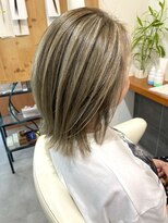 カミユウ ヘア アンド スパ(kamiyu hair&spa)&nbsp;外はねボブ/白髪ぼかし/グレイヘア
