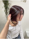 【ZEST中野/中嶋一華】高発色ワインレッドカラー