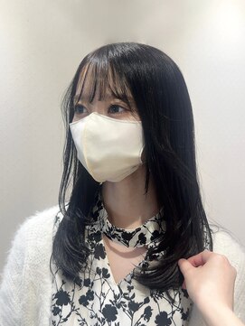 ココ(co.co.) 【co.co.吉田】ナチュラルブラック×顔周りレイヤー