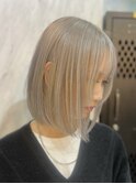 シルバーベージュ/ブリーチ2回~◎