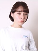 似合わせカットメルティカラーワイドバングショートボブ0206