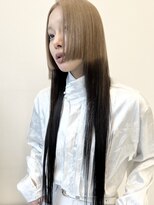 ココ 原宿(KOKO)&nbsp;ルーツ黒髪小顔クラゲヘアーオリーブグレーココアベージュ