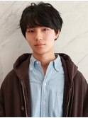 メンズマッシュショート ツーブロック 爽やか 束感 10代20代