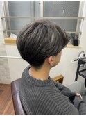 メンズ 刈り上げセンターパート