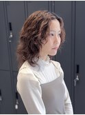 【くせ毛カット】ウェーブミディ