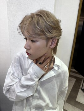 ロンドアベニール 北千住(Lond avenir) men'sメンズスペインカールフェザーパーマニュアンスパーマ