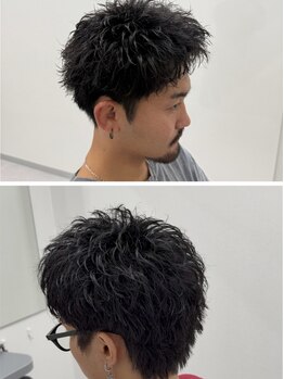 コア 宮崎(CORE)の写真/【メンズ/宮崎市】トレンドのパーマスタイルはお任せ！マンツーマンでかっこいいを叶える[ツイスパ/波巻き]