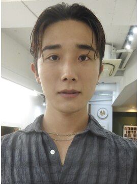 ガレージ バイ グリーン 原宿 表参道(Garage by green) 【HYUGA】オールバック