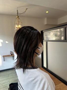 クラゲヘアー/小顔/ココアベージュ/オリーブグレー/蟹江