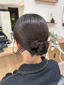 韓国風カチモリヘア（ボブ対応）【山科ヘアセット/山科着付け】