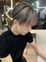 ラ キング(LA KING)&nbsp;MEN’S HAIR/サーフカール/刈り上げセンターパート/名古屋栄