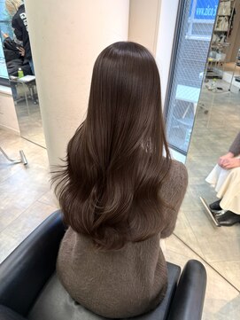 ルル(Lulu) 梅田/ブラウン/ベージュ/レイヤー/前髪カット/縮毛矯正/髪質改善