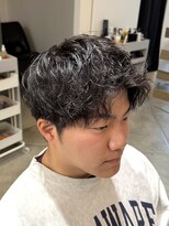 ノイセル(Noisyle)&nbsp;MEN’S HAIR/波巻きツイストスパイラル/リバースセンターパートO