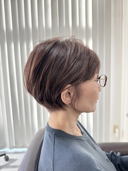 ホワイトストーン WHITE STONEの写真/【南熊本駅】ショートやボブスタイルに定評あり！≪WHITE STONE.≫の"小顔カット"で理想の仕上がりに―。