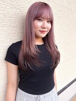 ニューヨークニューヨーク 海老江店(NYNY)&nbsp;コーラルピンク/ウォームベージュ/レイヤーカット