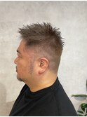 フェードカット+ダブルカラー