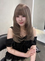 ユーフォリア 池袋東口駅前店(Euphoria)&nbsp;ブリーチで叶えるラベンダーグレージュ×韓国レイヤー