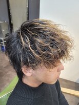 メンズ レオ 南森町店(men's LEO)&nbsp;「シャドウパーマ×ウルフカット」