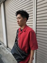 ハイセンス(HISENSE)&nbsp;メンズカットツイスパスパイキーショートメンズピンパーマ【GIA
