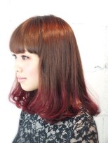 パリスパート2 ゆらり揺らぐ髪に大胆なグラデーションカラー