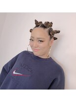 ディーアール(DR) ブラックヘアー　アフリカンノット