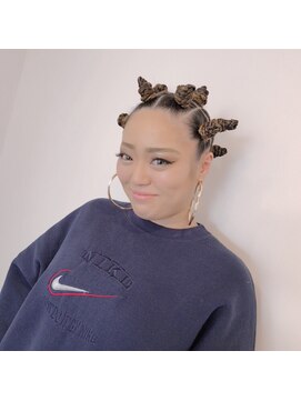 ディーアール(DR) ブラックヘアー アフリカンノット
