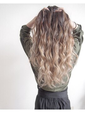 トーク 伊丹本店(TAL'KE) TAL'KE/ホワイトベージュバレイヤージュ×ヴェールウェーブ_152