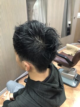 マイスペース(MY SPACE) メンズツーブロックスタイル