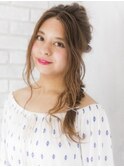 無造作外人風カラーセミウェットウェーブ【Prize所沢】