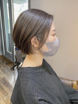 ヘアアンドメイク エジェリ(hair&make egerie) 【大人かわいいショートボブ】